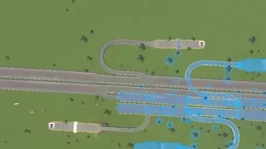 城市天际线三车道高速入口／出口创建步骤详解