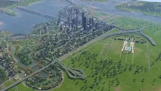 城市天际线扩展策略：建筑密度、复杂性提升与交通优化