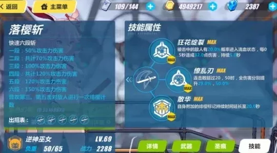 崩坏3绯红瞬斩攻略：技能升级、连击技巧及战术搭配