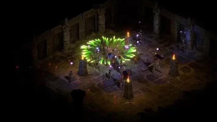 暗黑破坏神2紫宝石高效获取攻略：奶牛关与火焰熔炉区域详解