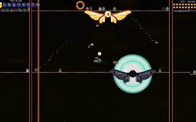 泰拉瑞亚日食飞蛾攻略：困难模式触发日食，备战机械BOSS与飞蛾攻击技巧