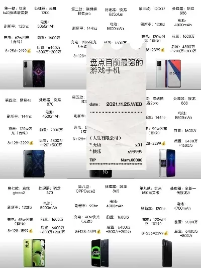 游戏手机黑科技排行榜-游戏手机黑科技盘点
