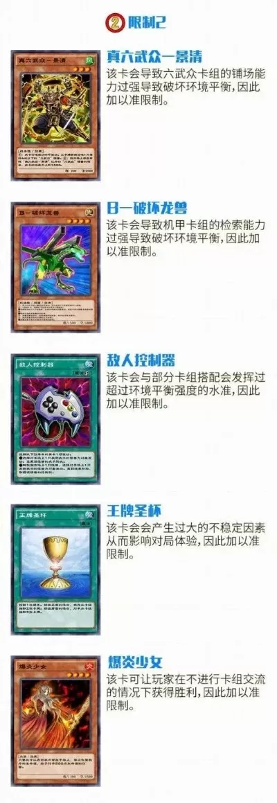 游戏王禁止卡排名表第-游戏王禁卡调整演变