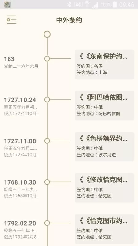 中外条约